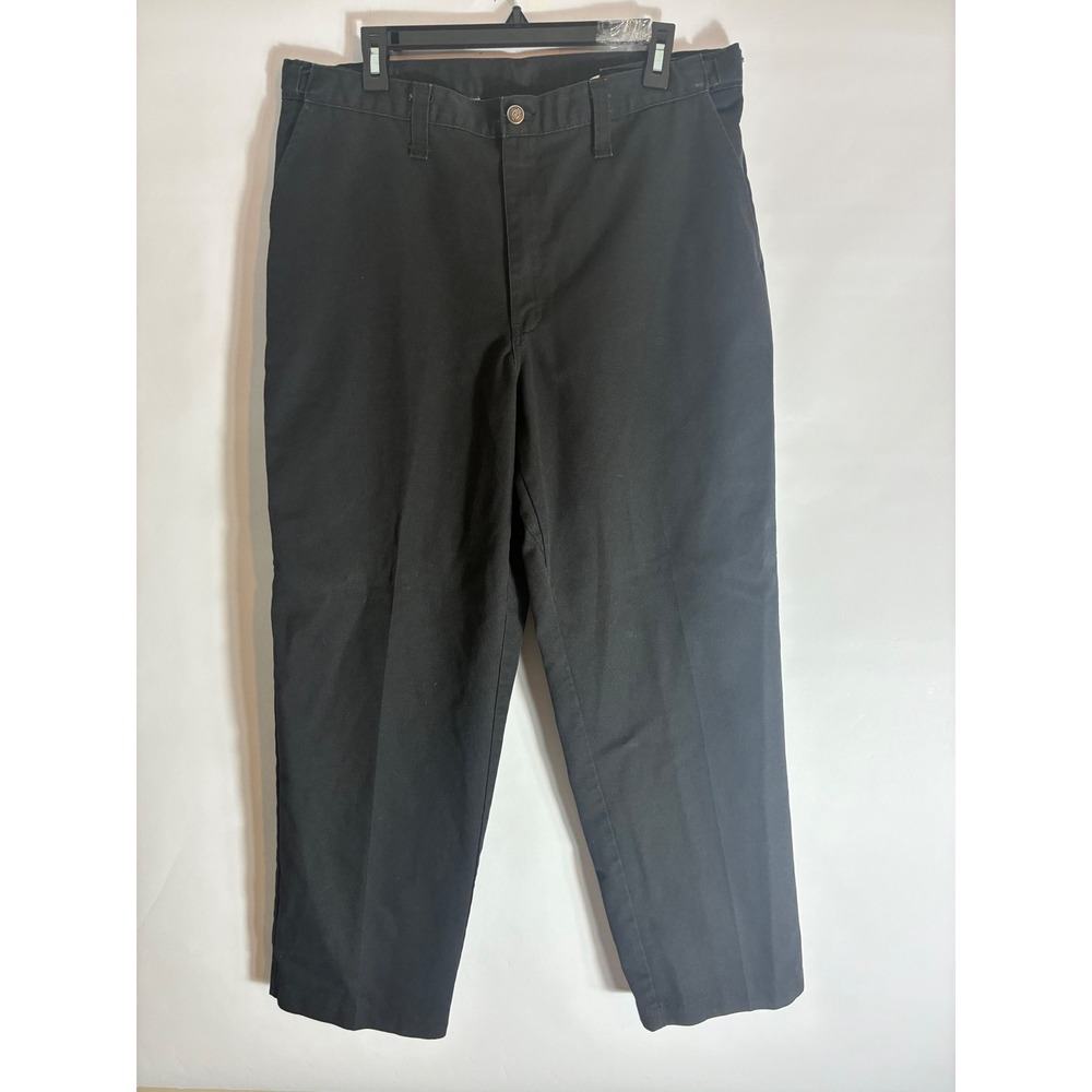 Dickies 874 Black Work Pants Straight Leg Skater Streetwear Trousers 36x30